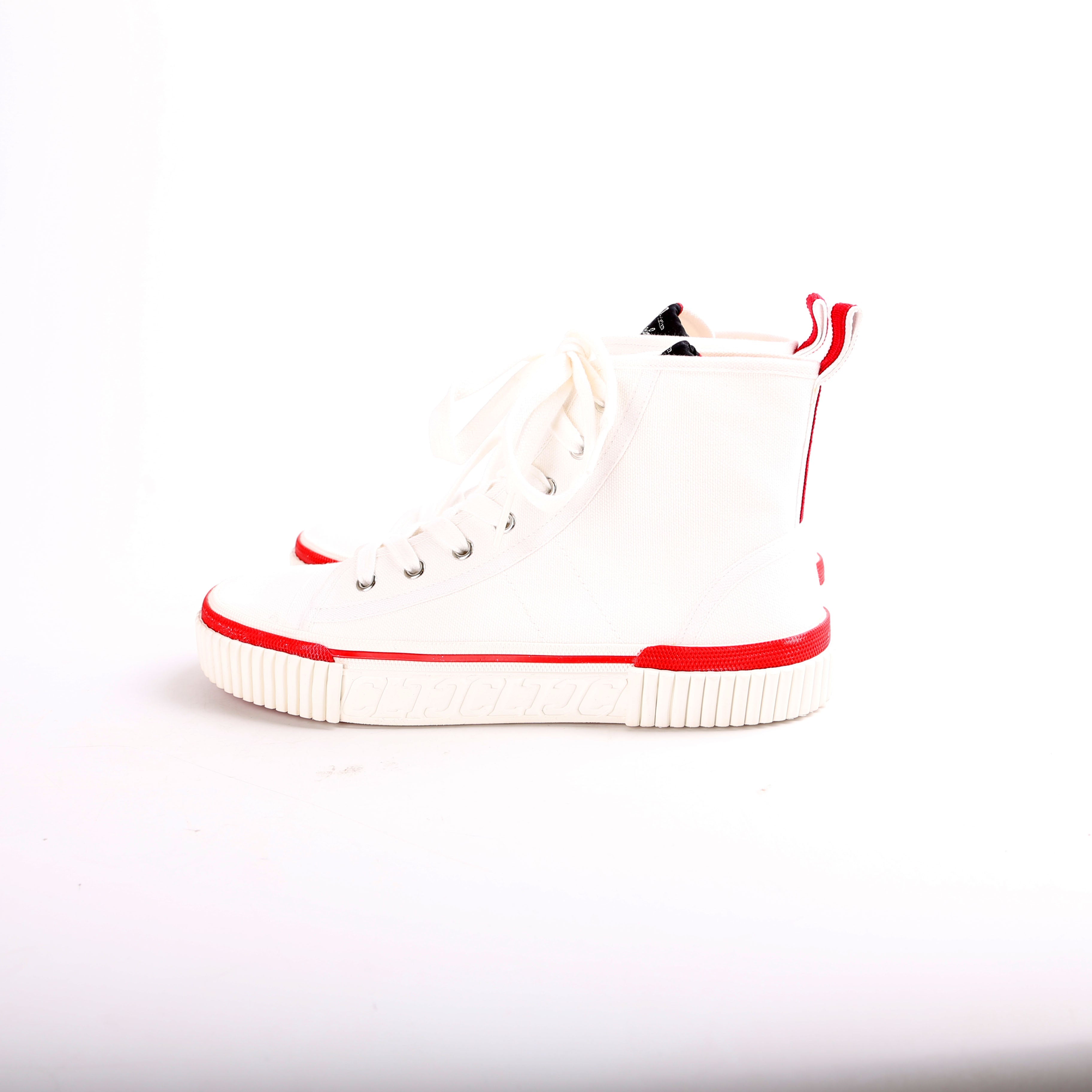 Pedro High Top Canvas Flat Sneakers Size 39