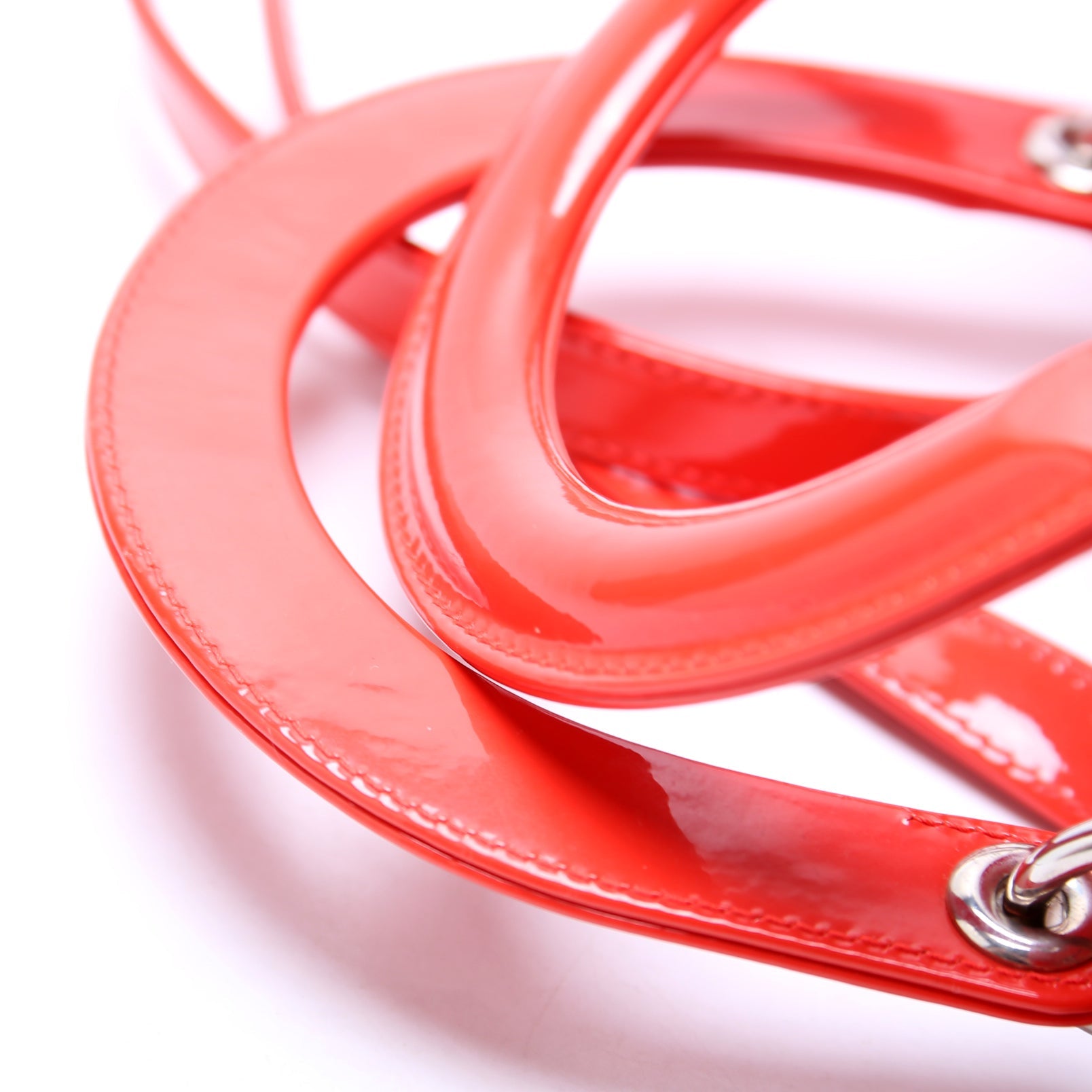 Lady Dior Medium Patent Orange