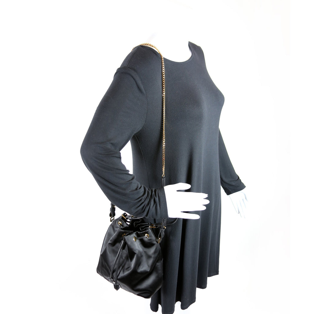 Disco Bucket Bag Nylon Black