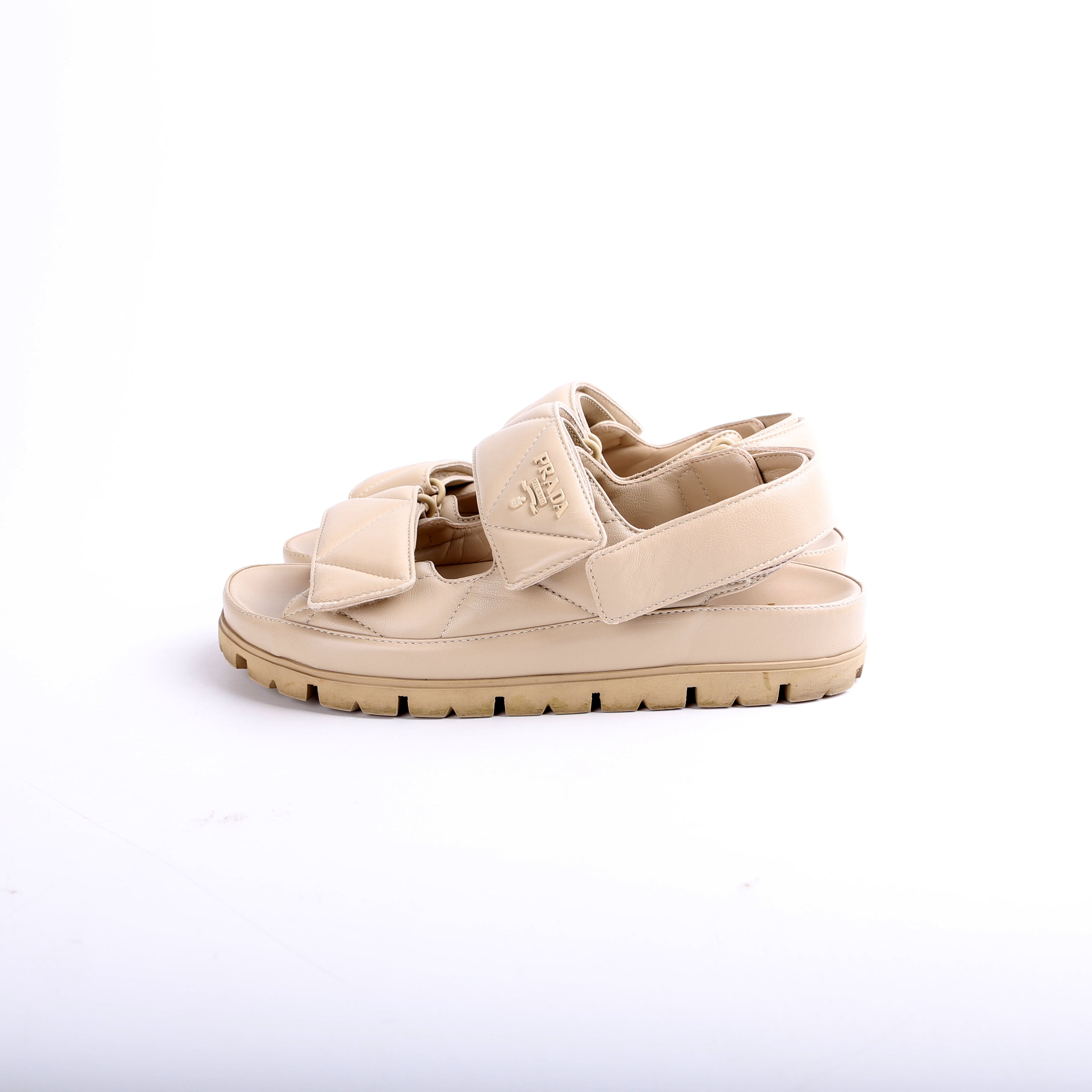 Padded Nappa leather Sandals Size 36