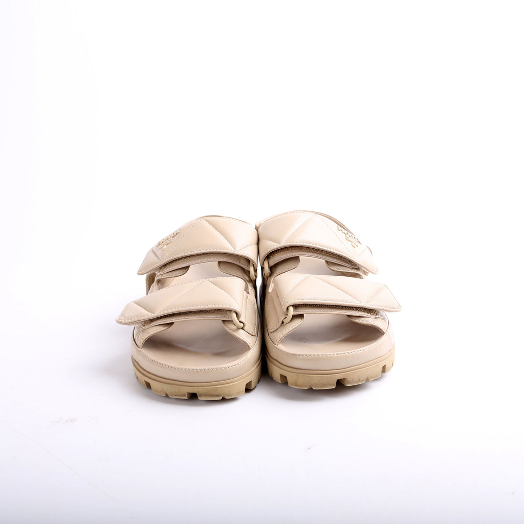 Padded Nappa leather Sandals Size 36