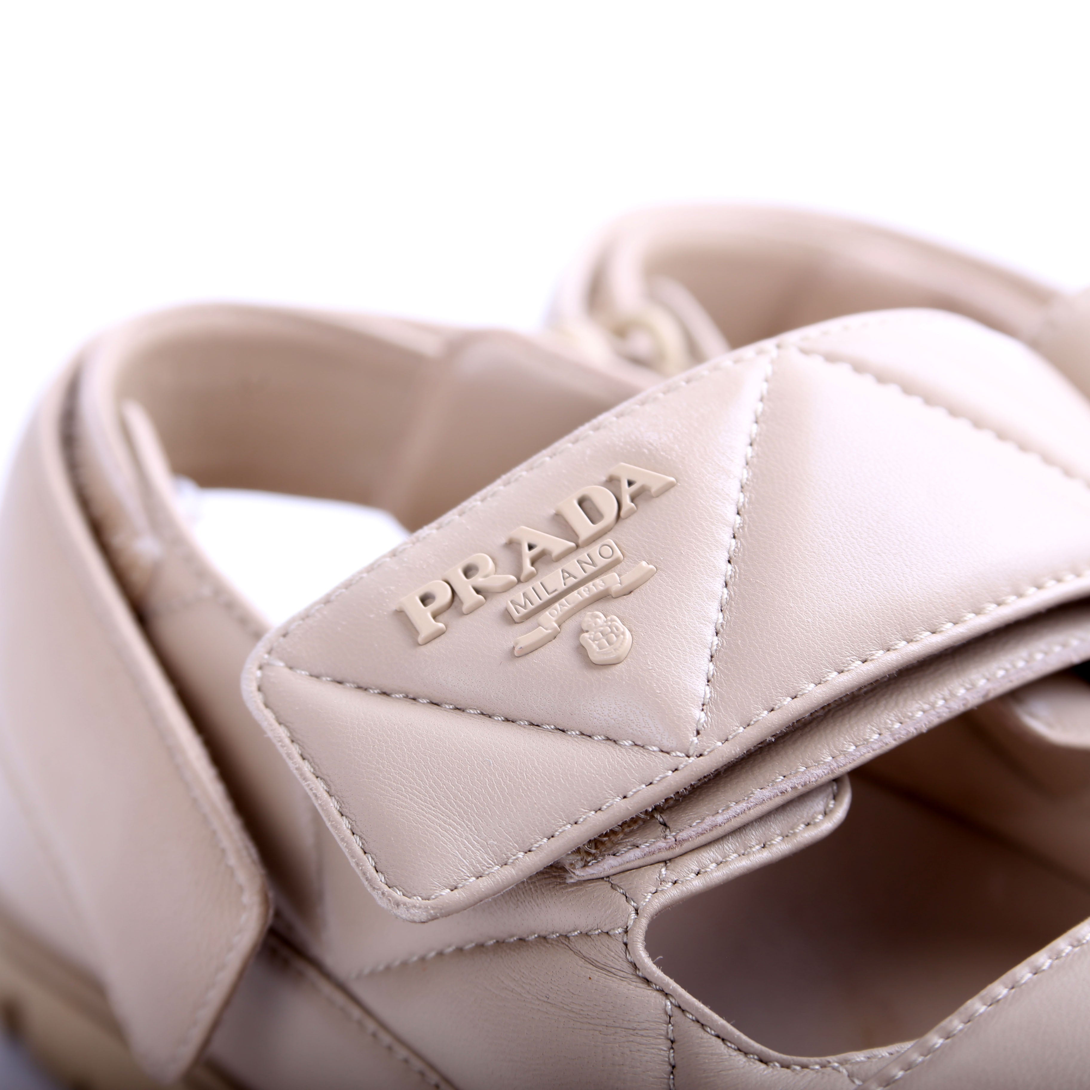 Padded Nappa leather Sandals Size 36