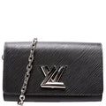 Twist Chain Wallet Epi Black
