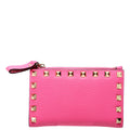 Rockstud Small Wallet Pink