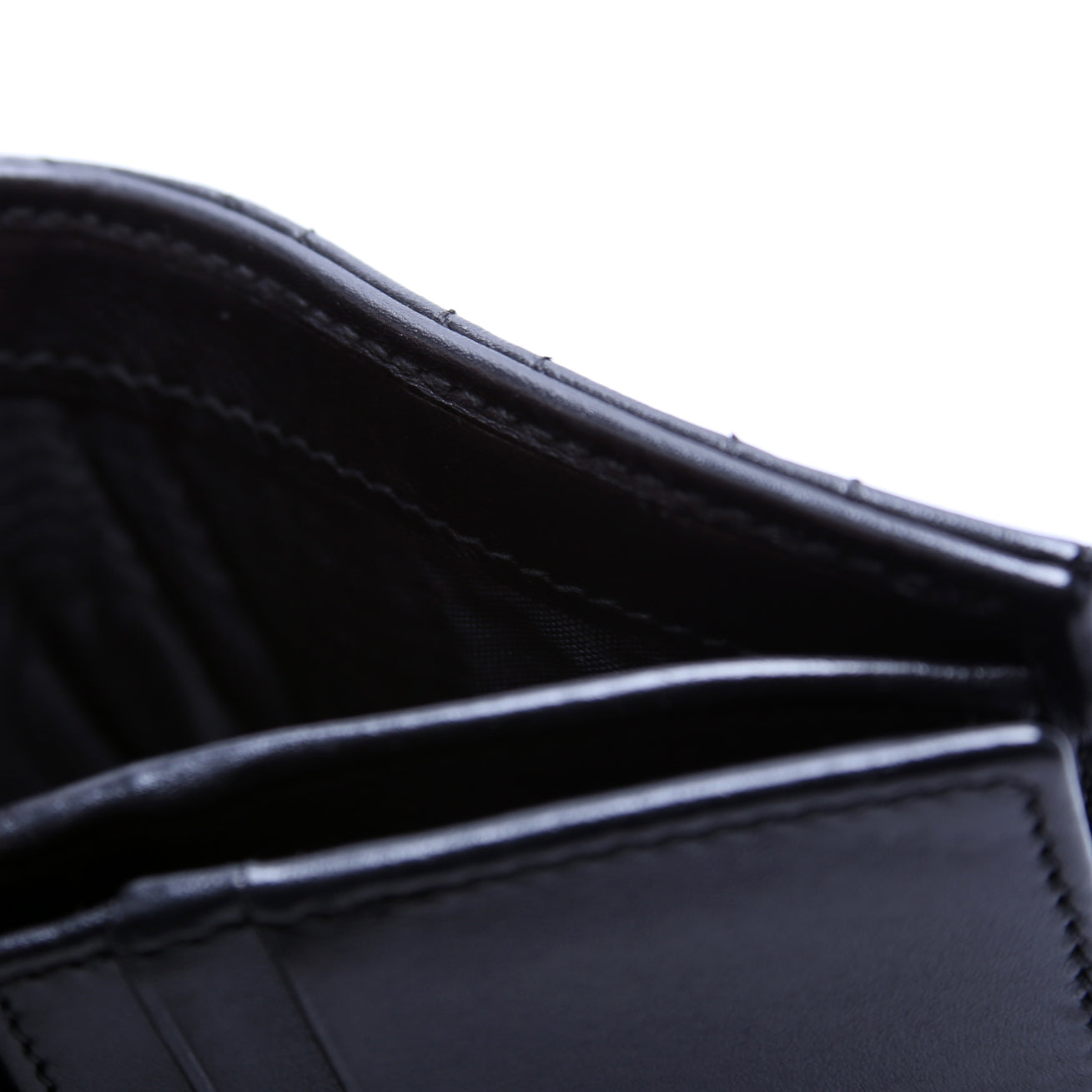 466492 GG Marmont Cicada Studs Card Case Black