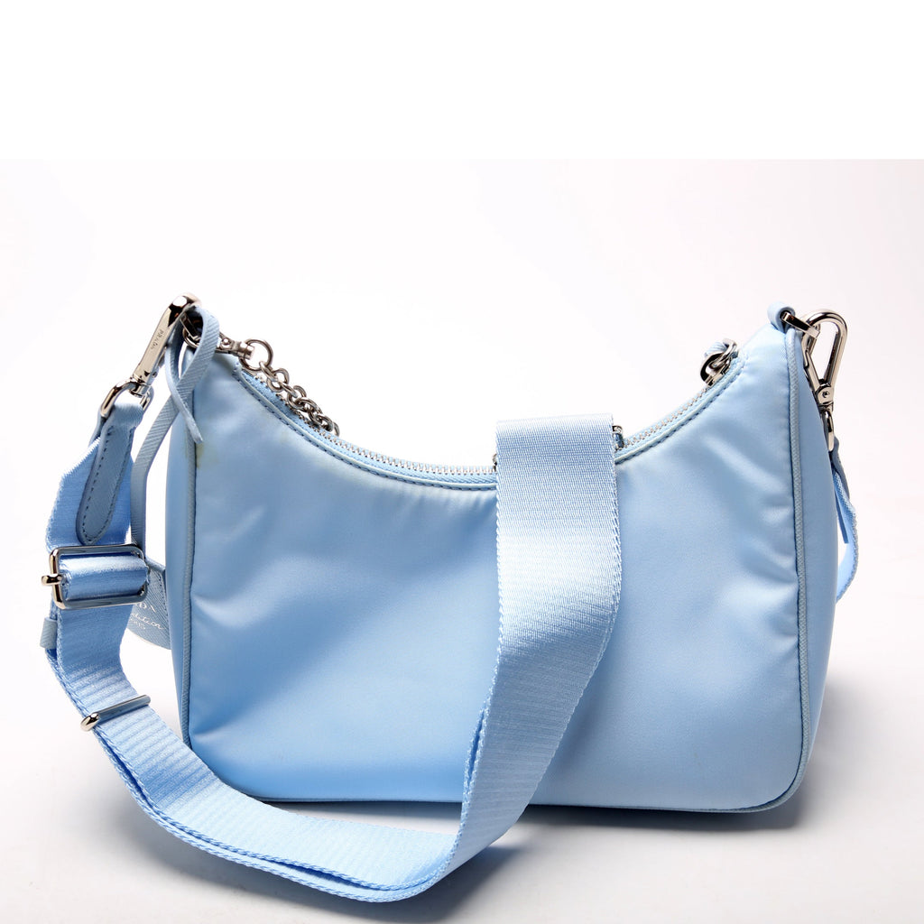 Prada Nylon Re-Edition 2005 Shoulder Bag Blue