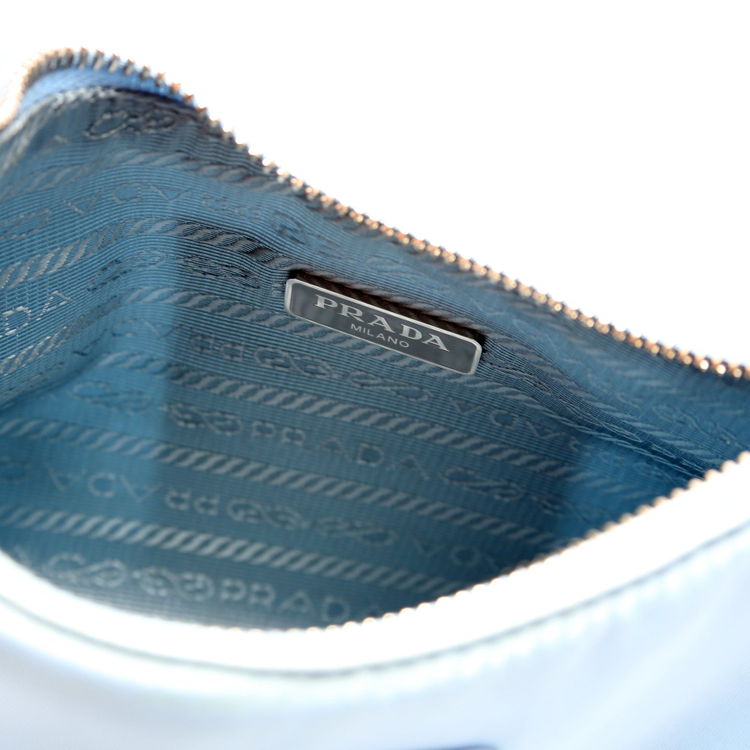 Prada Nylon Re-Edition 2005 Shoulder Bag Blue