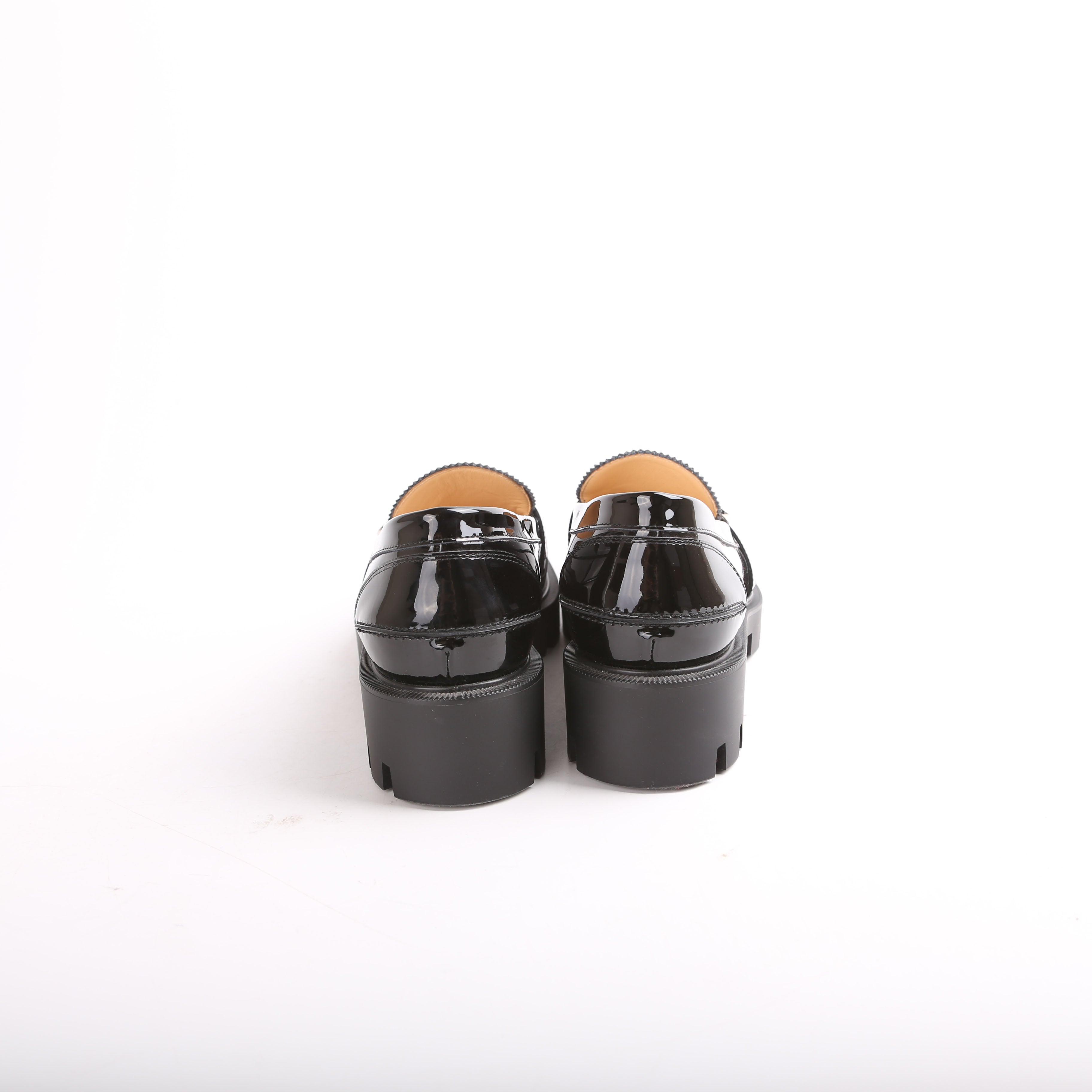 Lock Woody Flat Patent Loafers Size 38