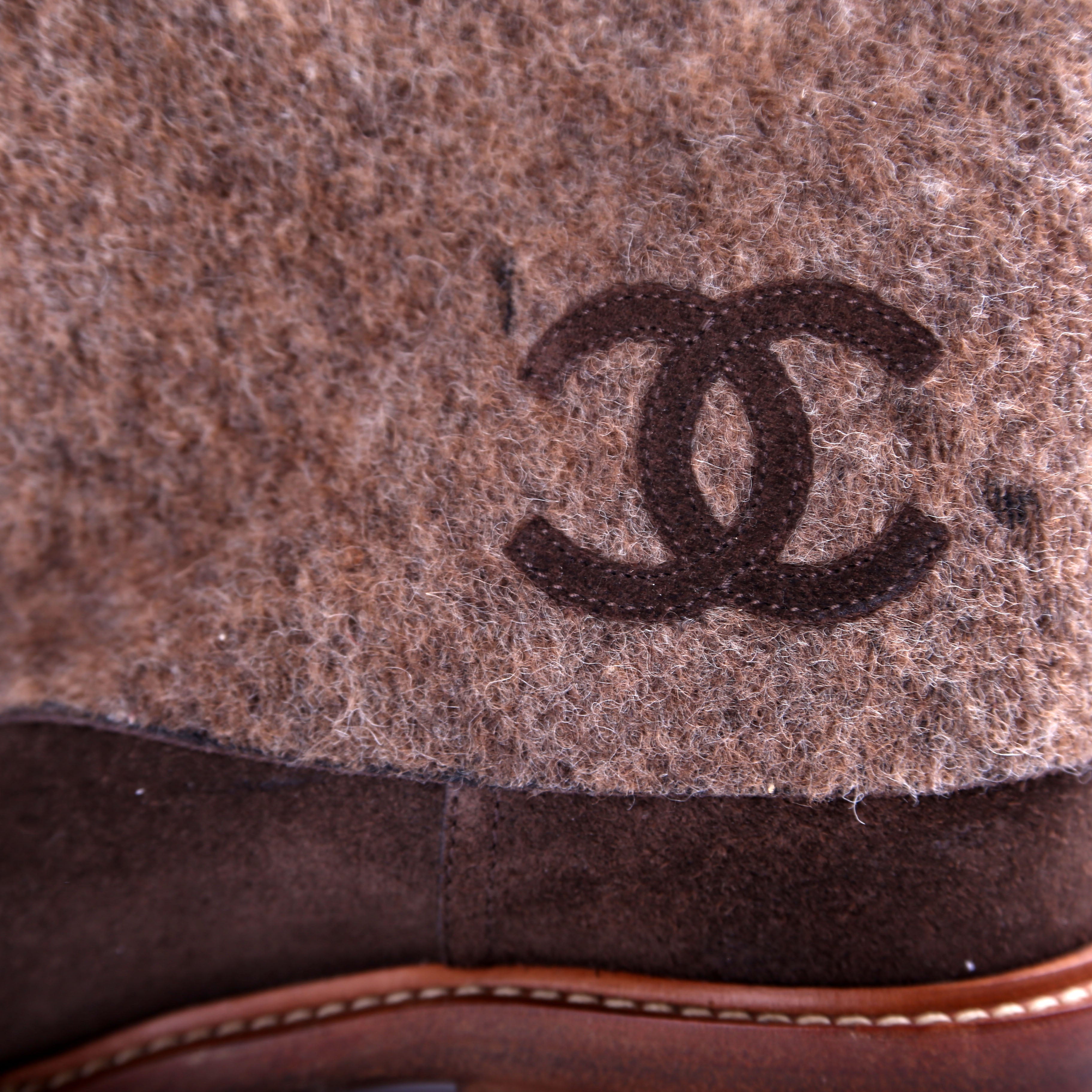 Wool/Suede Ankle Boots Size 39