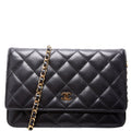 Wallet On Chain Classic Quilted Lambskin
