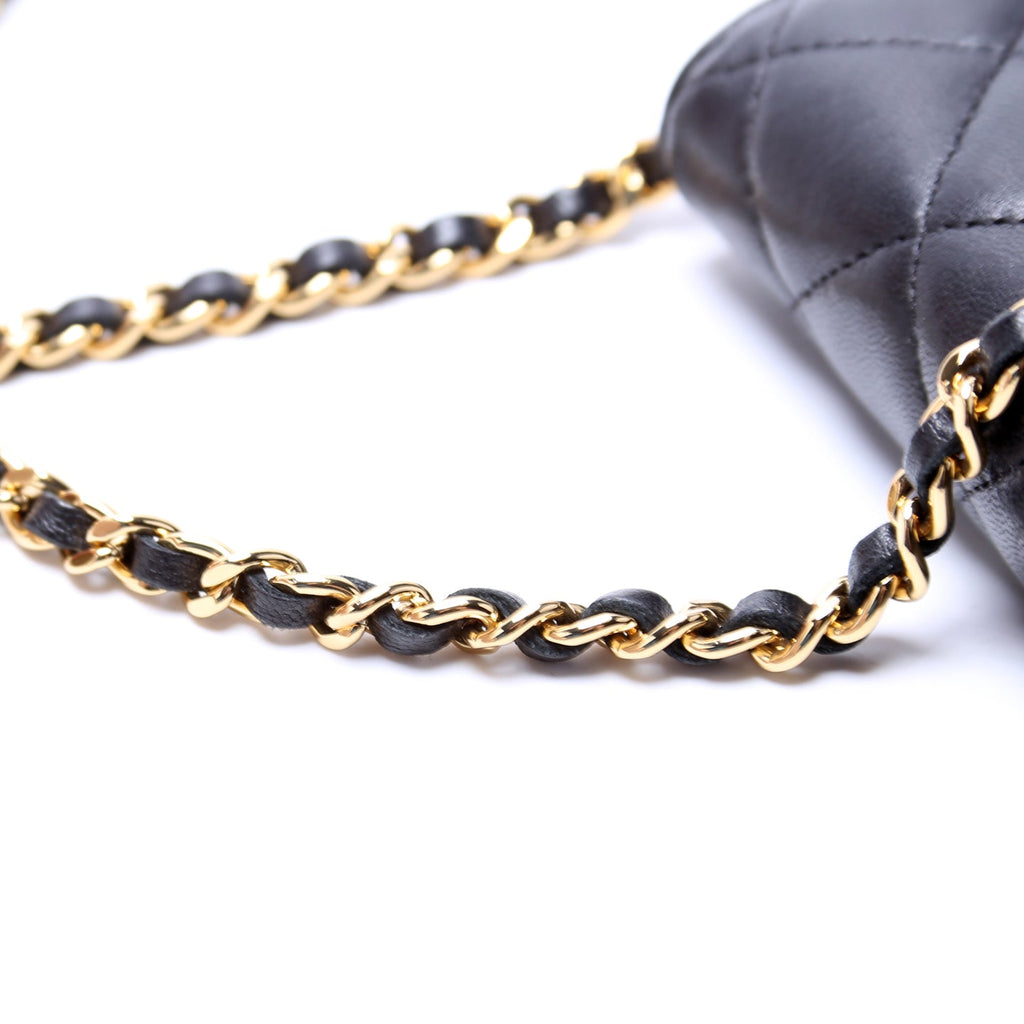 Wallet On Chain Classic Quilted Lambskin