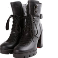 Macademia 100MM Combat Boots Size 38.5