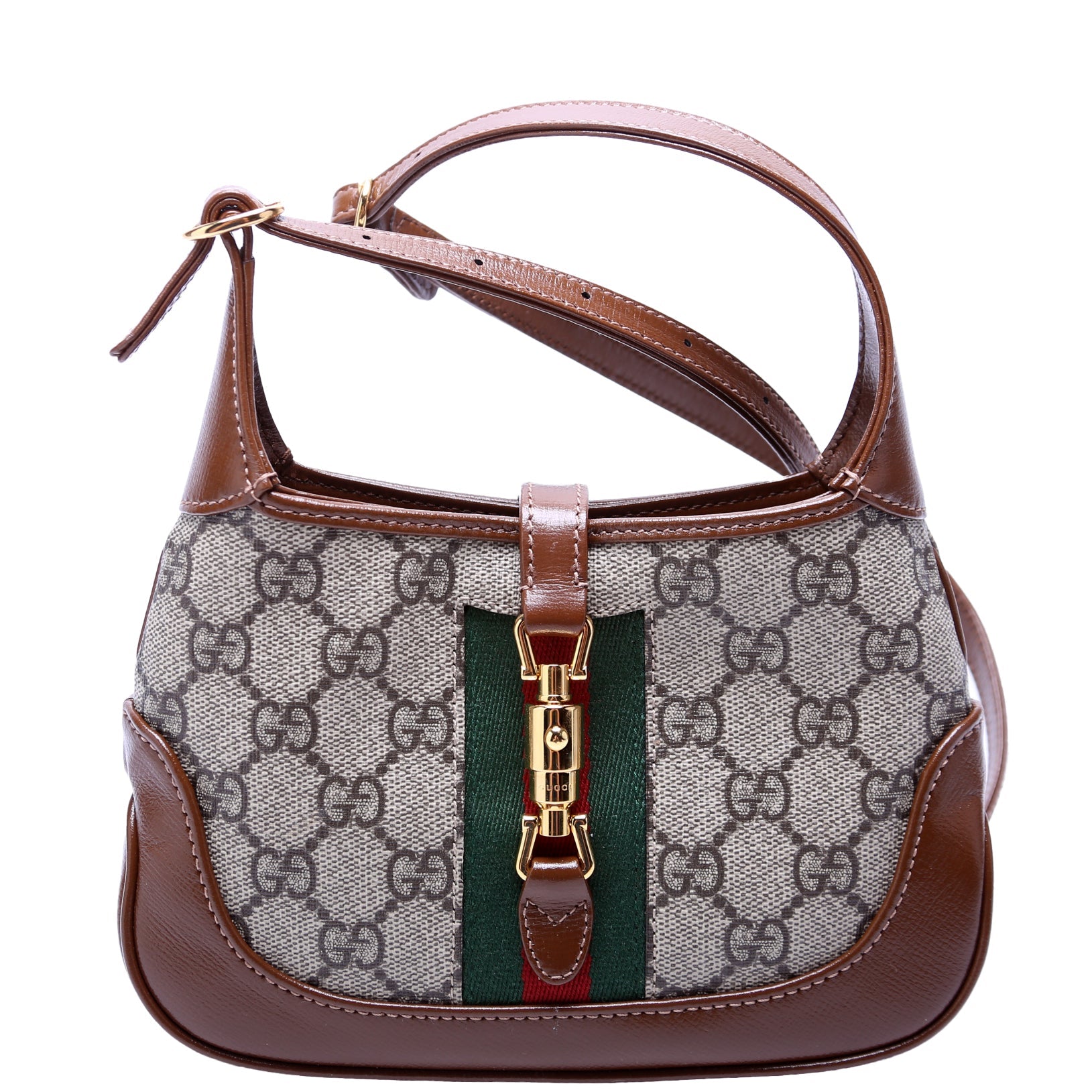 Gucci 637092 Jackie 1961 Mini Hobo Brown