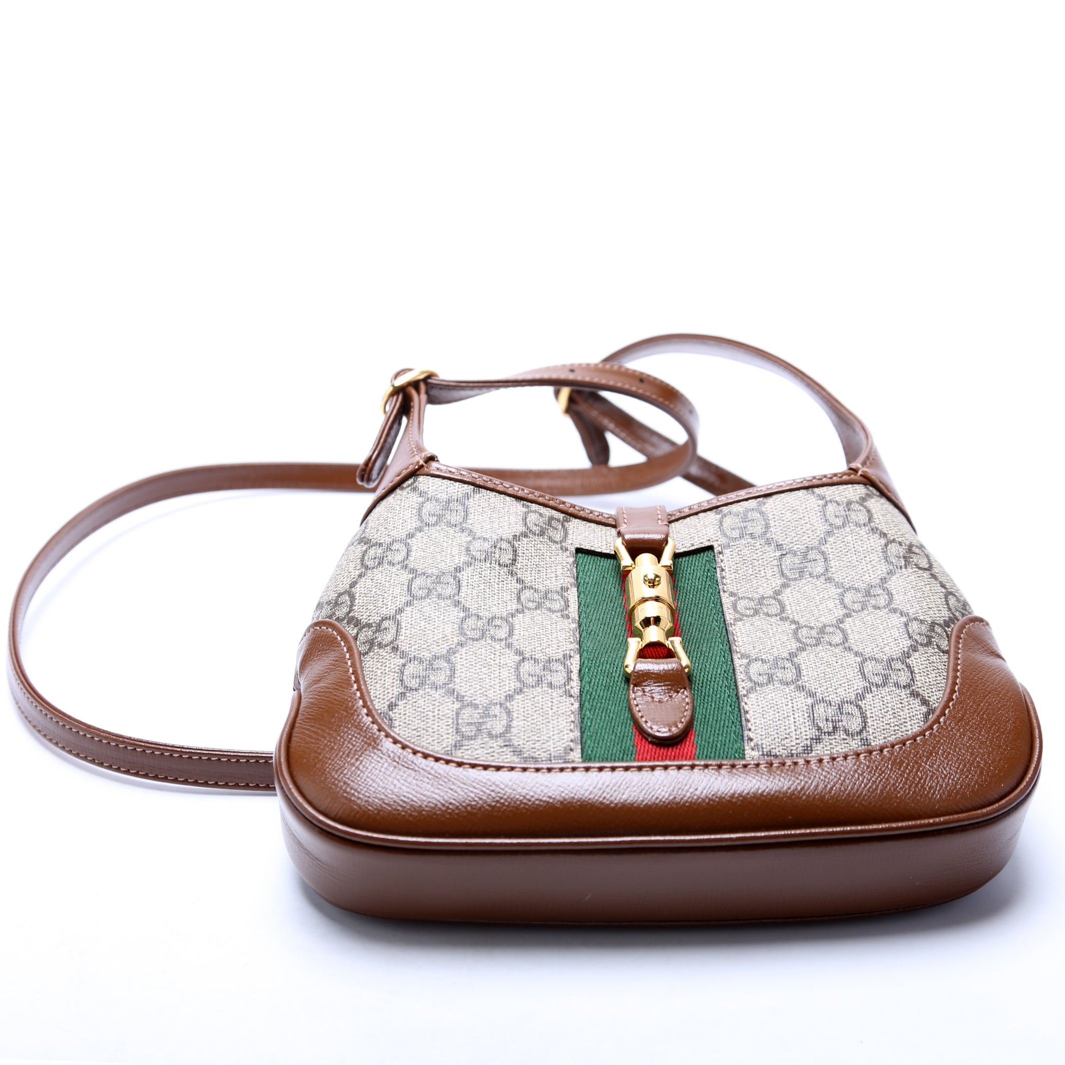 Gucci 637092 Jackie 1961 Mini Hobo Brown
