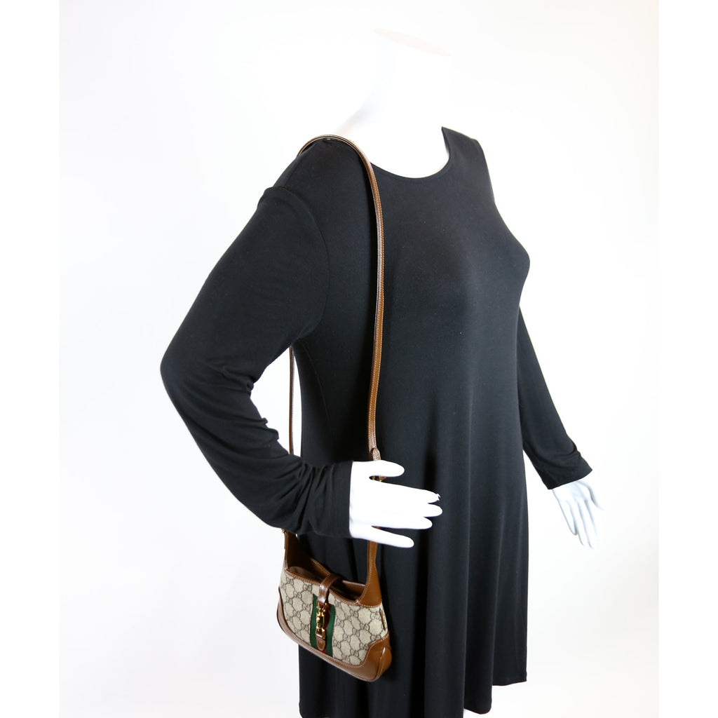 Gucci 637092 Jackie 1961 Mini Hobo Brown