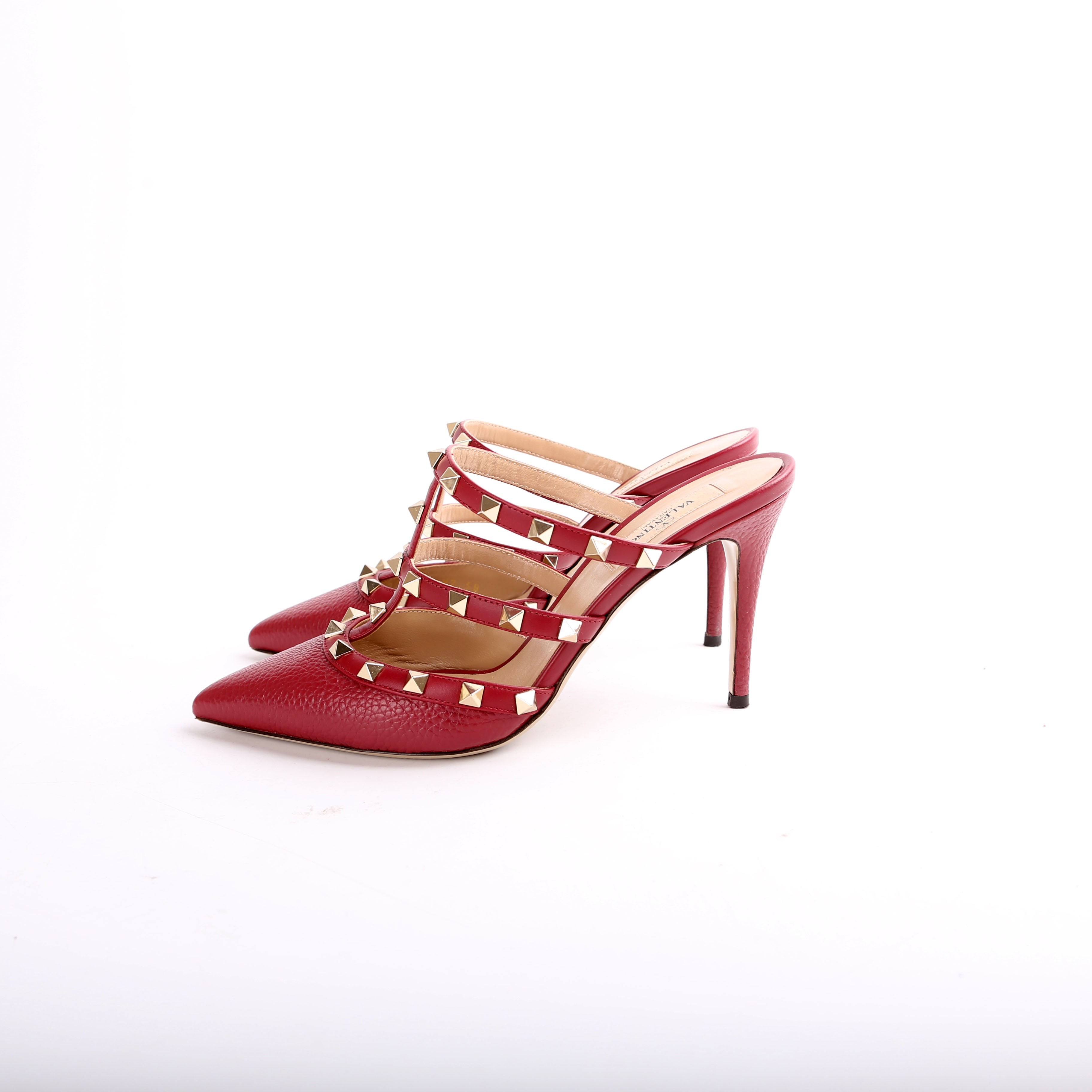 Rockstud Caged Mules Size 38