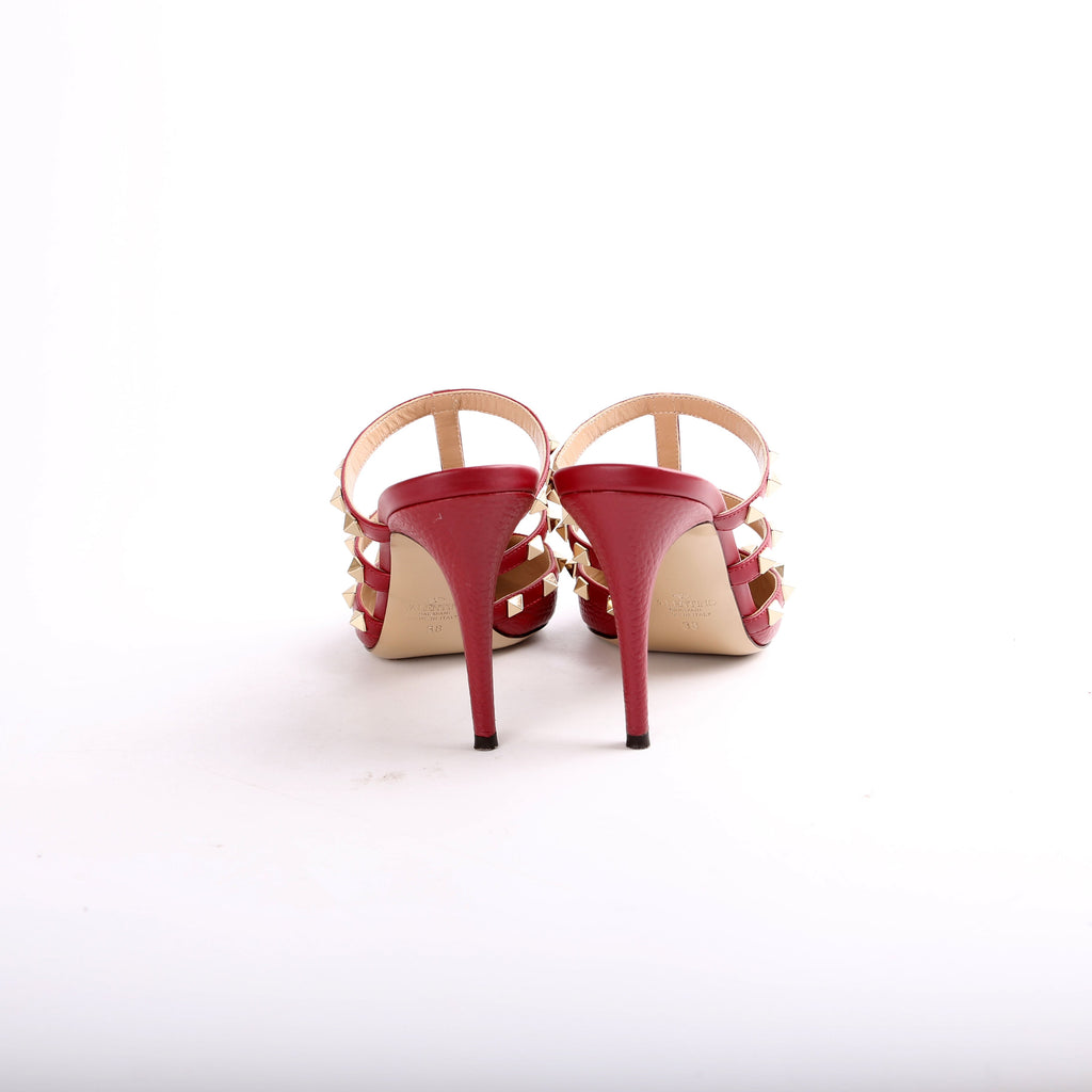 Rockstud Caged Mules Size 38