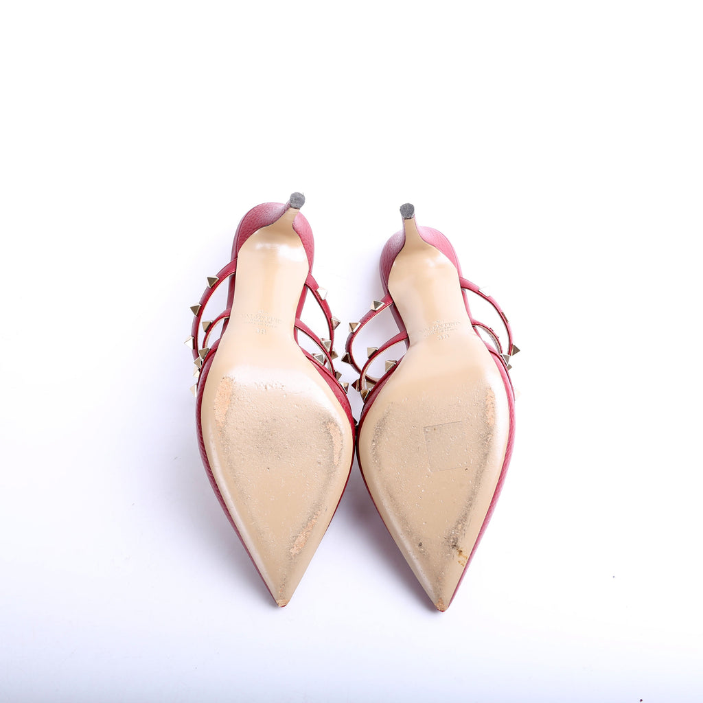 Rockstud Caged Mules Size 38