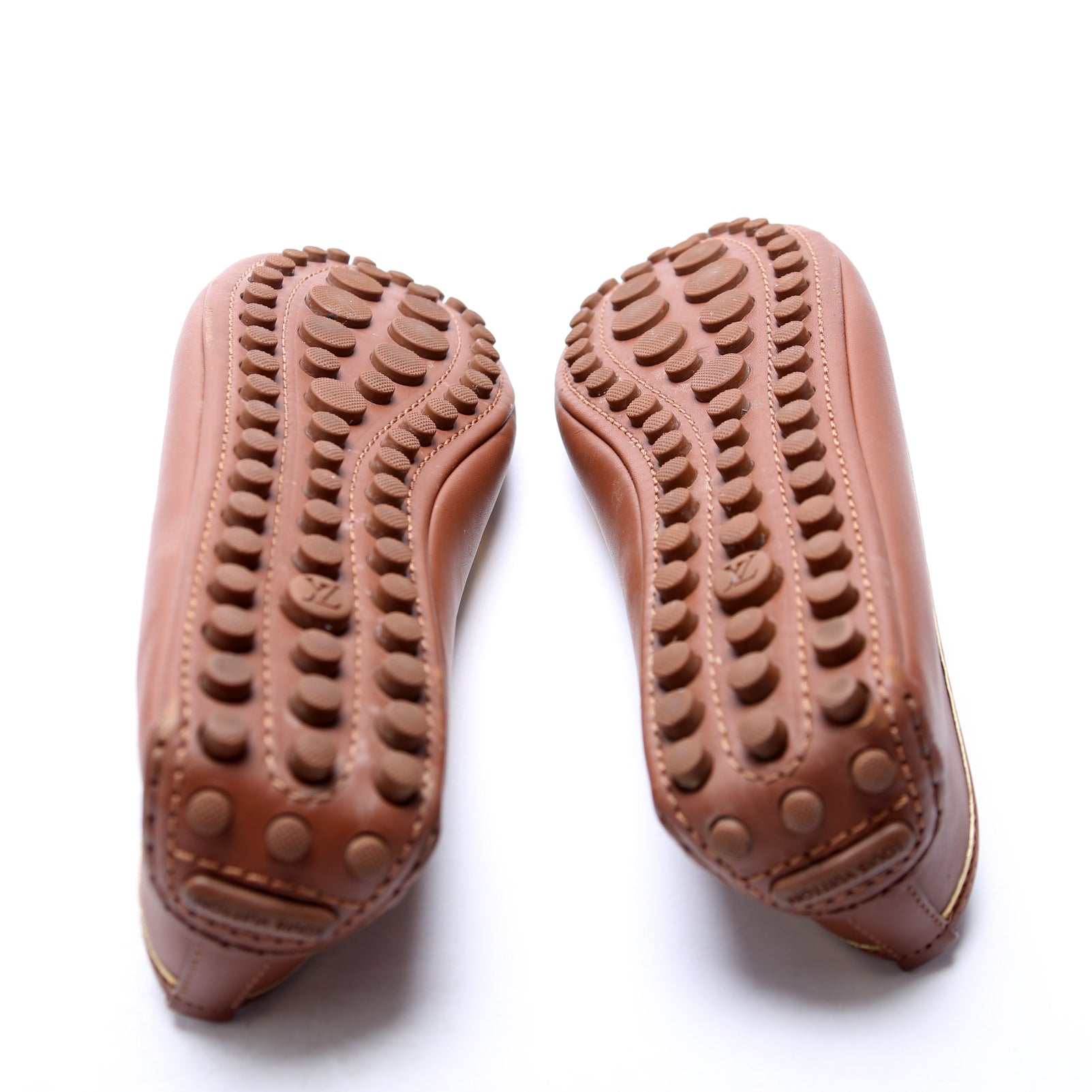Oxford Ballerina Flats Size 38 Brown