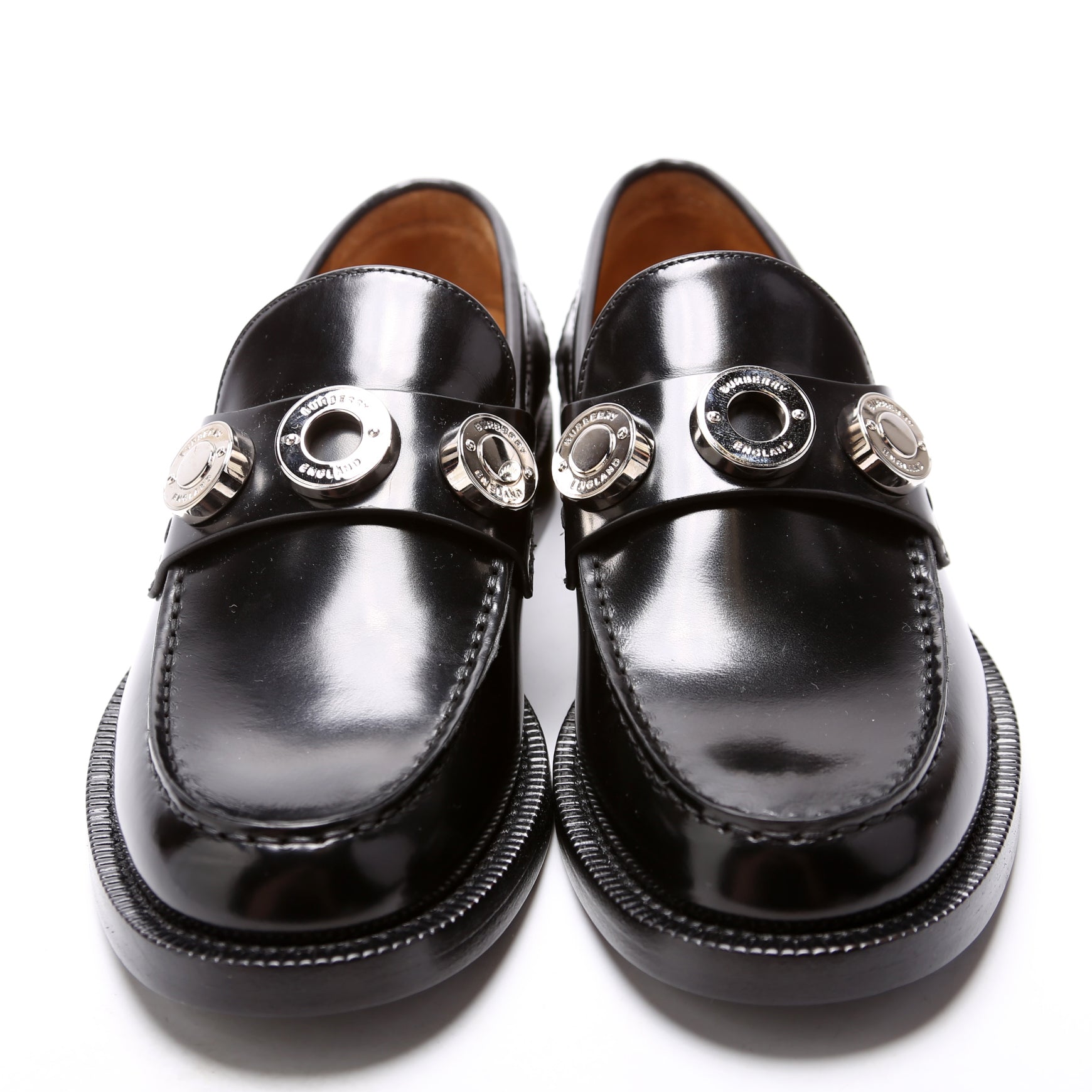 Broadbrook Leather Loafers Size 36 Black