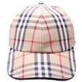 Check Baseball Cap Size Large Tan