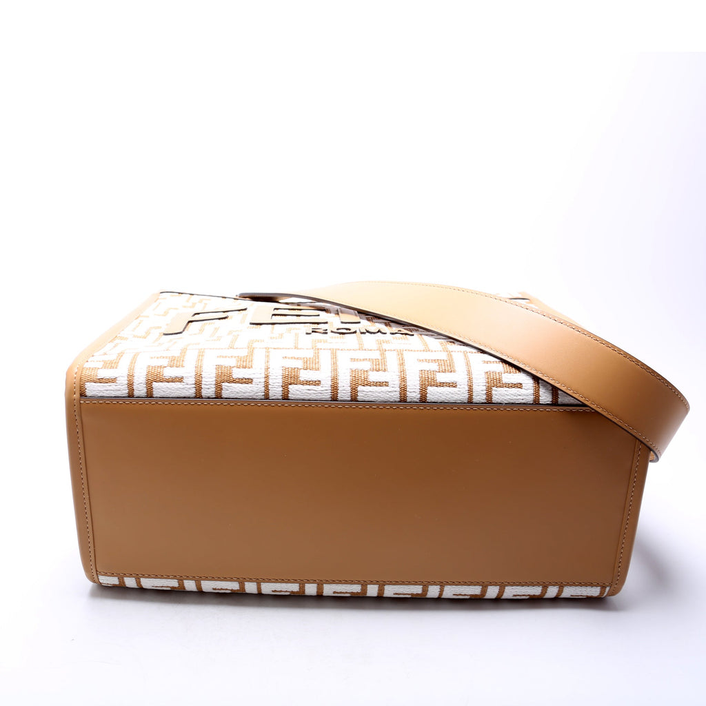 Sunshine Shopper Medium Raffia Brown