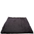 Shawl Monogram Silk/Wool Scarf Black