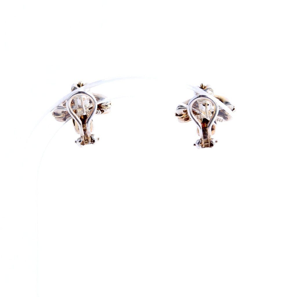 Signature X Stud Earrings 925/750