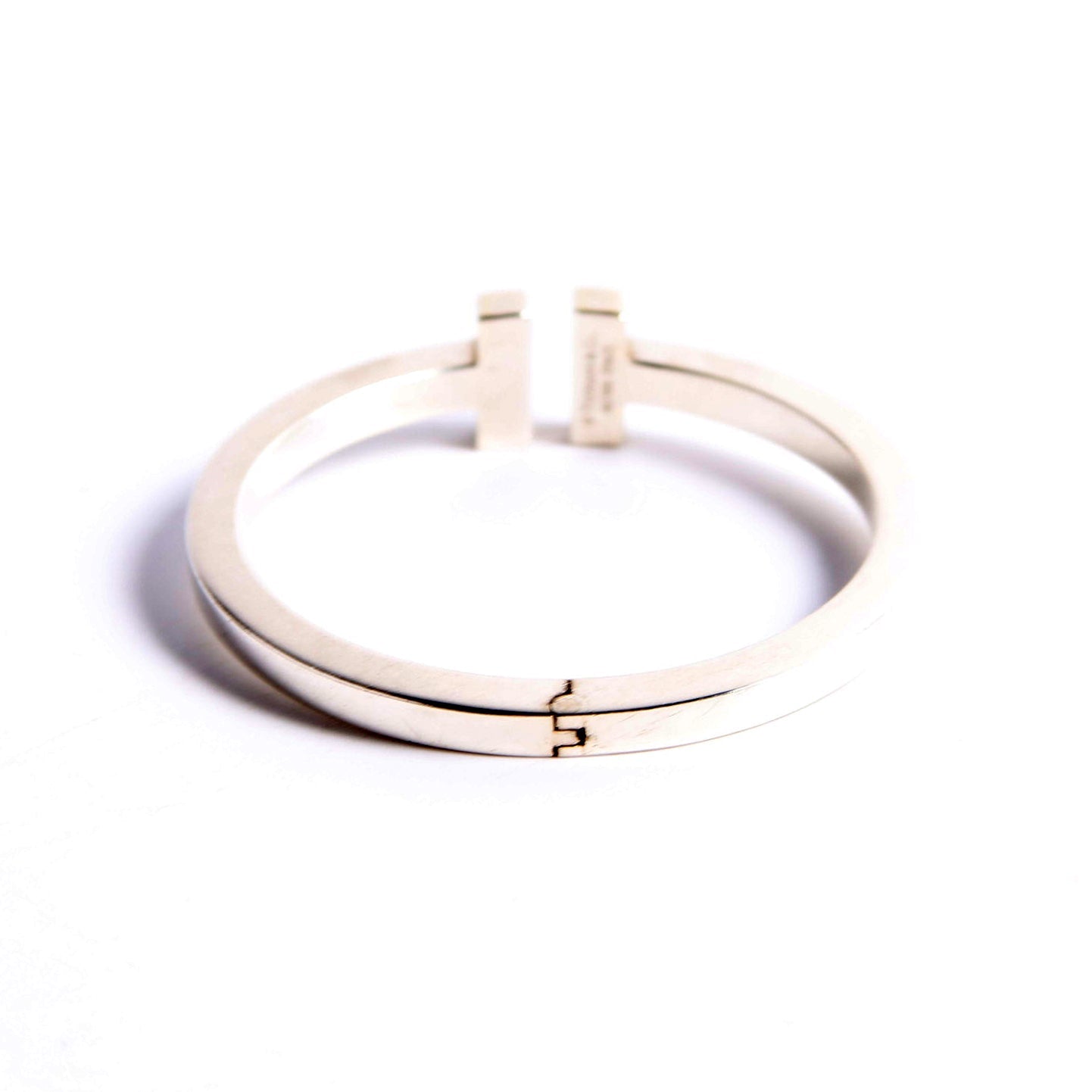 T Square Hinged Cuff Bracelet 925