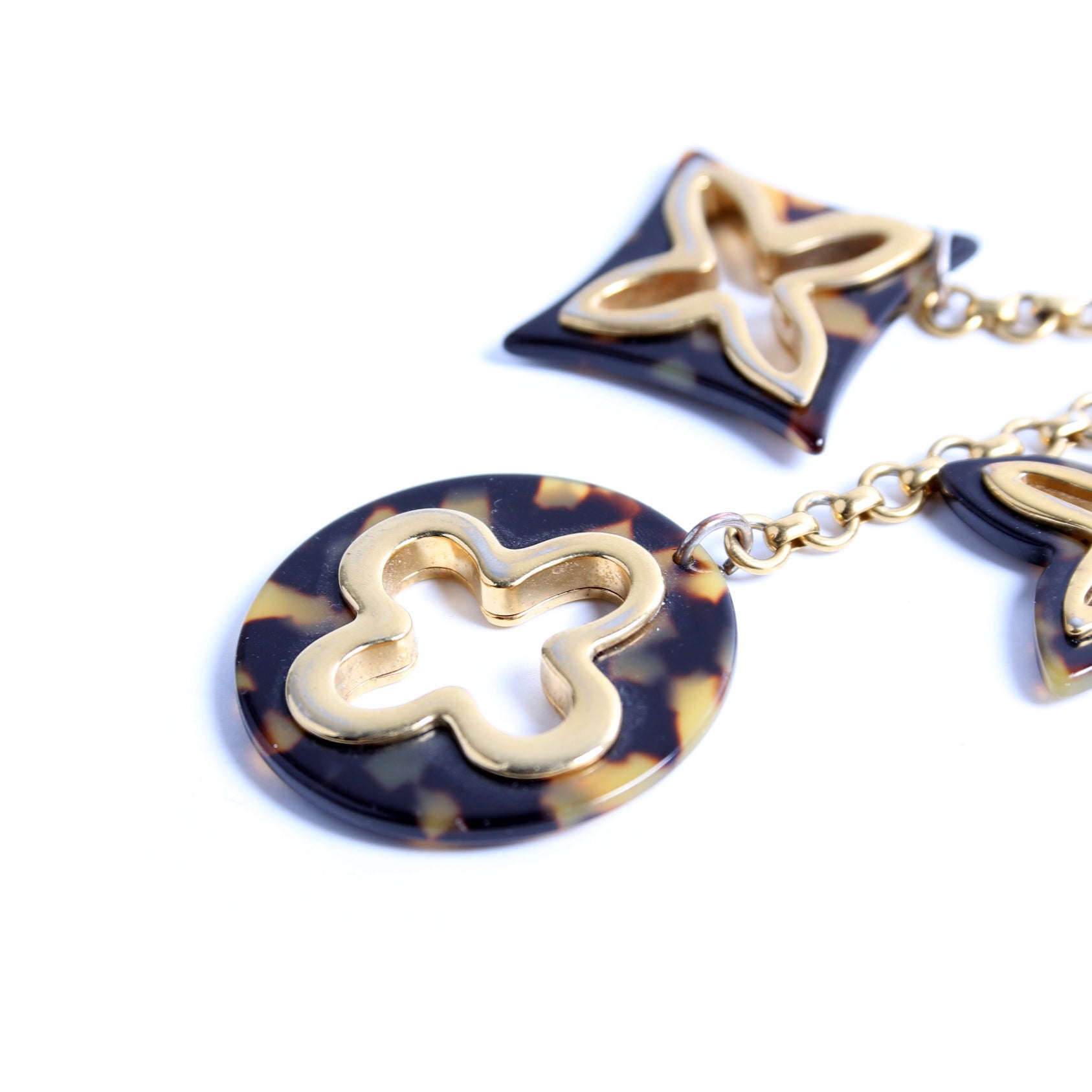 Insolence Bag Charm Brown/Gold