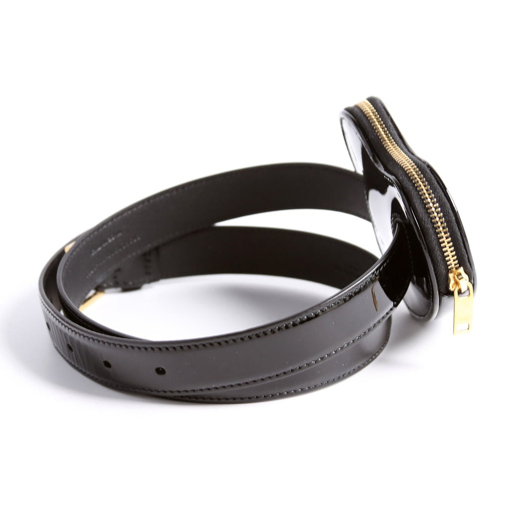 620302 Patent Heart Belt Bag Size 80/32 Black