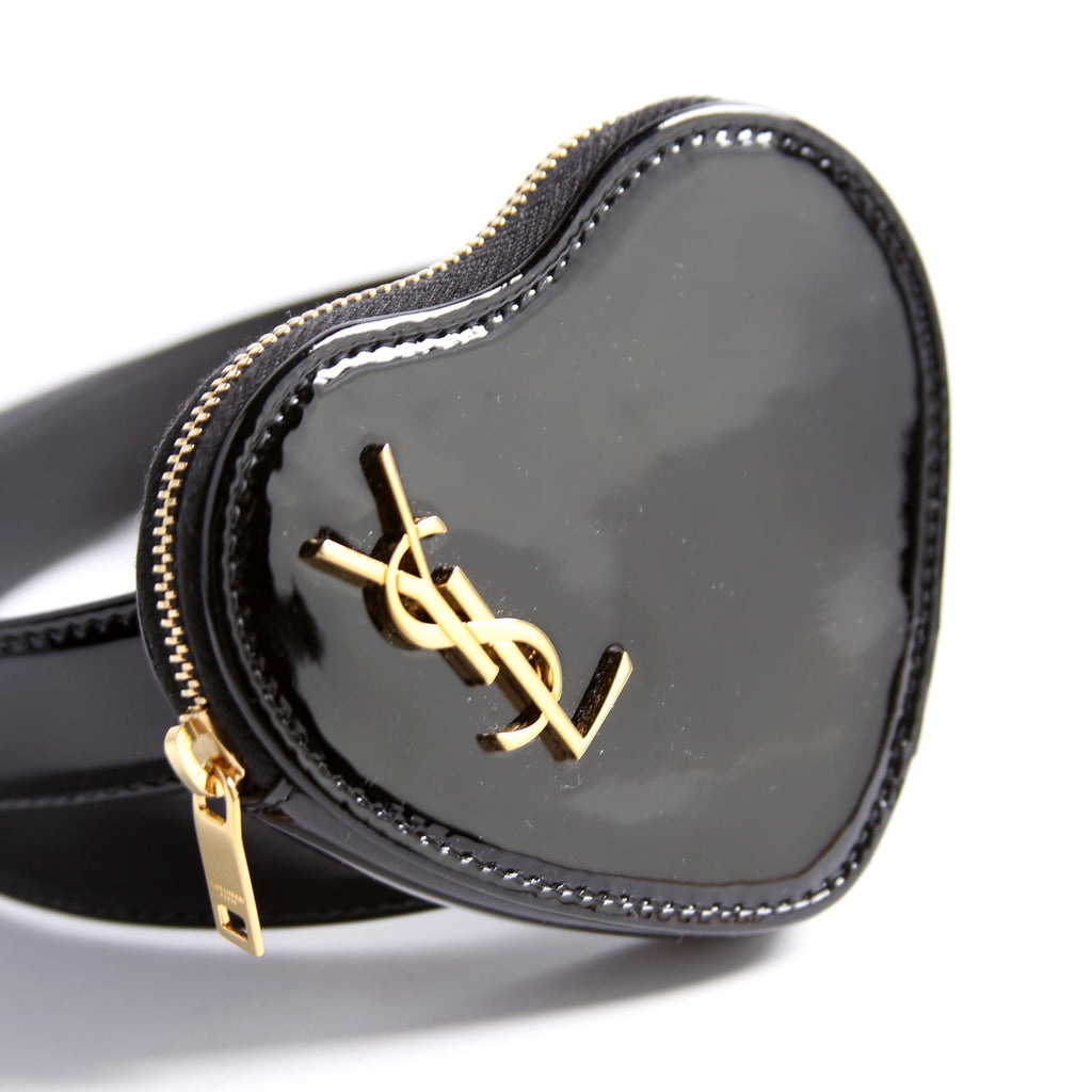 620302 Patent Heart Belt Bag Size 80/32 Black