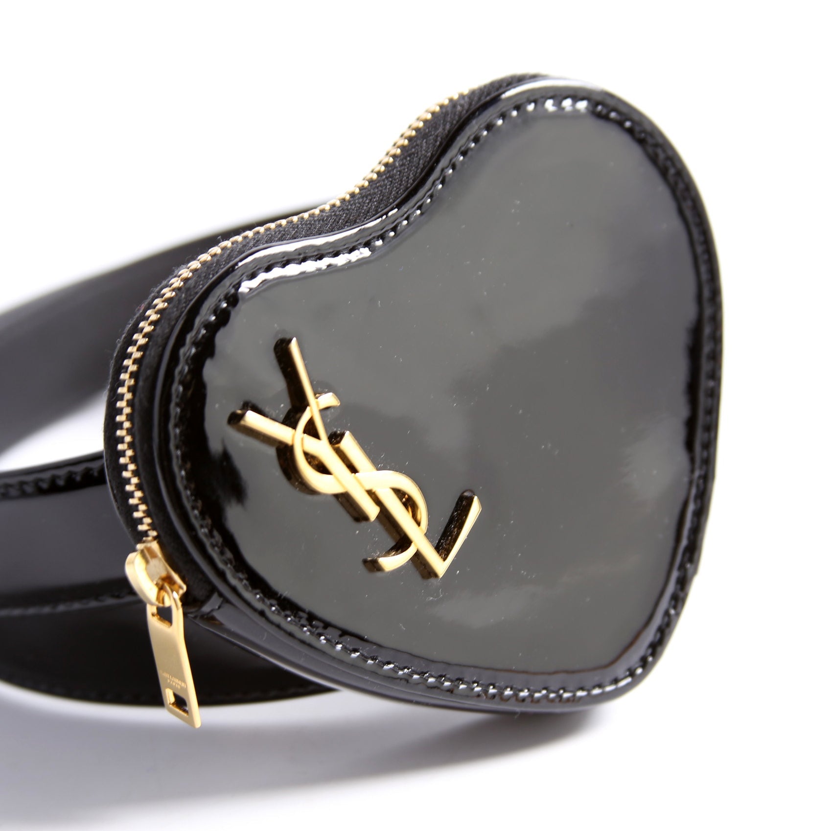 620302 Patent Heart Belt Bag Size 80/32 Black