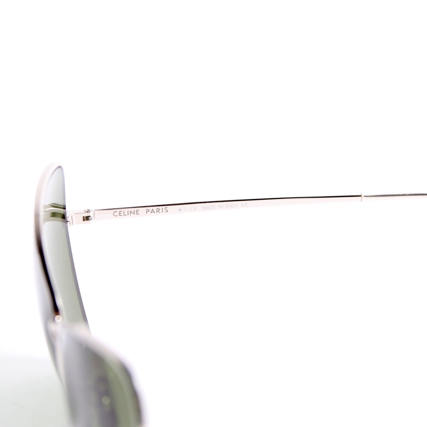 CL40080U Cat Eye Sunglasses Silver/Green