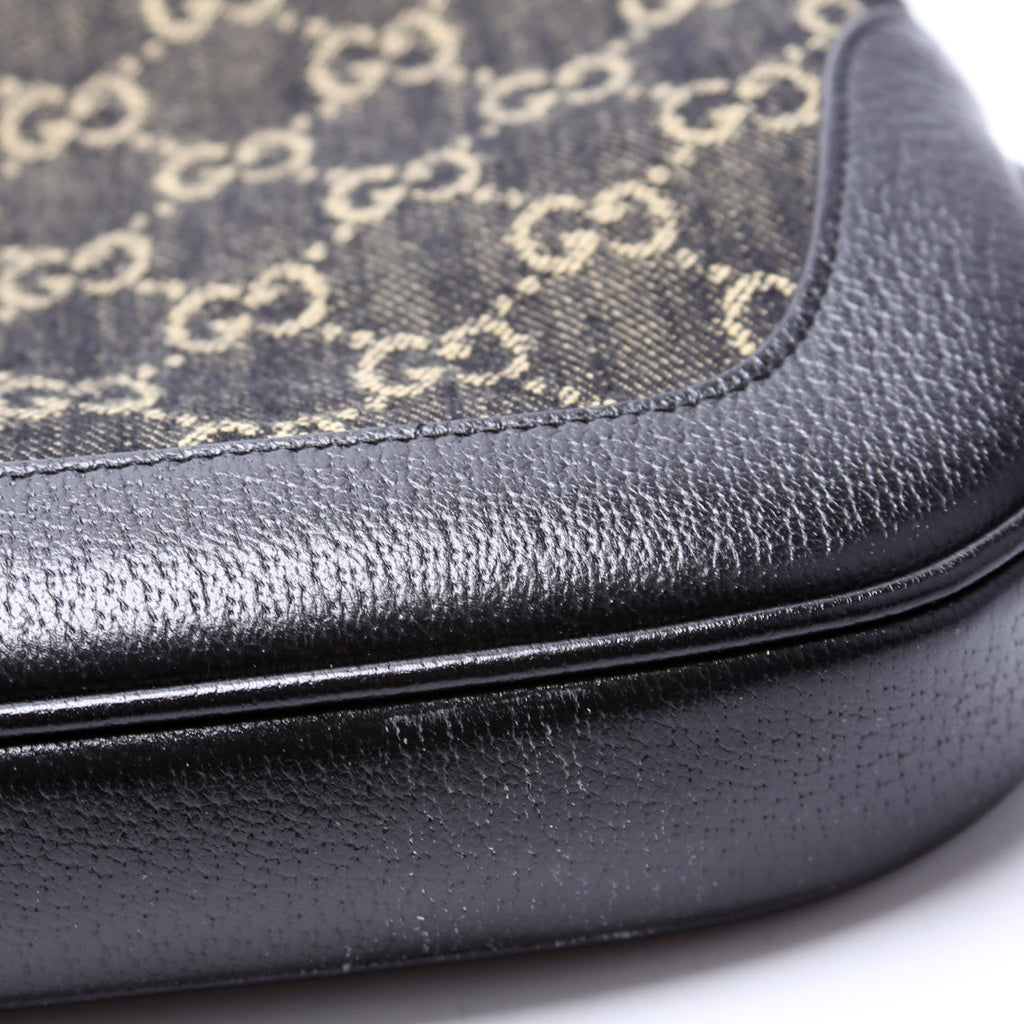 678843 GG Canvas 1961 Jackie Hobo Small Black