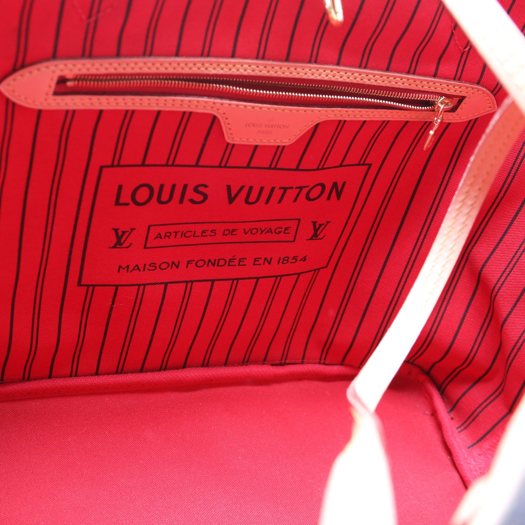 Neverfull MM Monogram Red