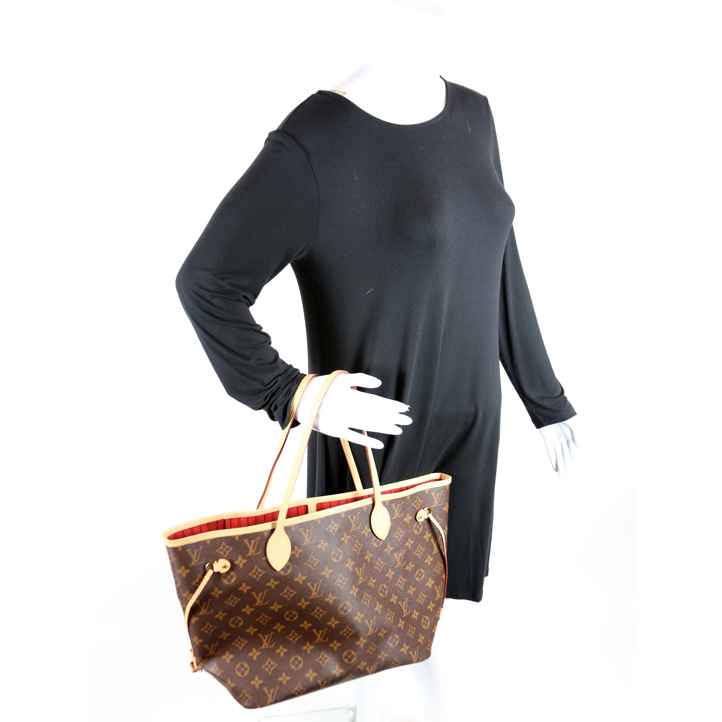 Neverfull MM Monogram Red