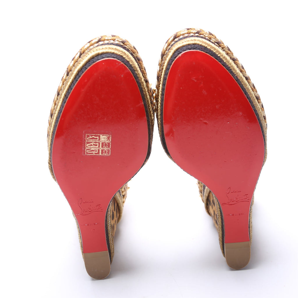 Madmonica 120MM Espadrille Wedge Size 40