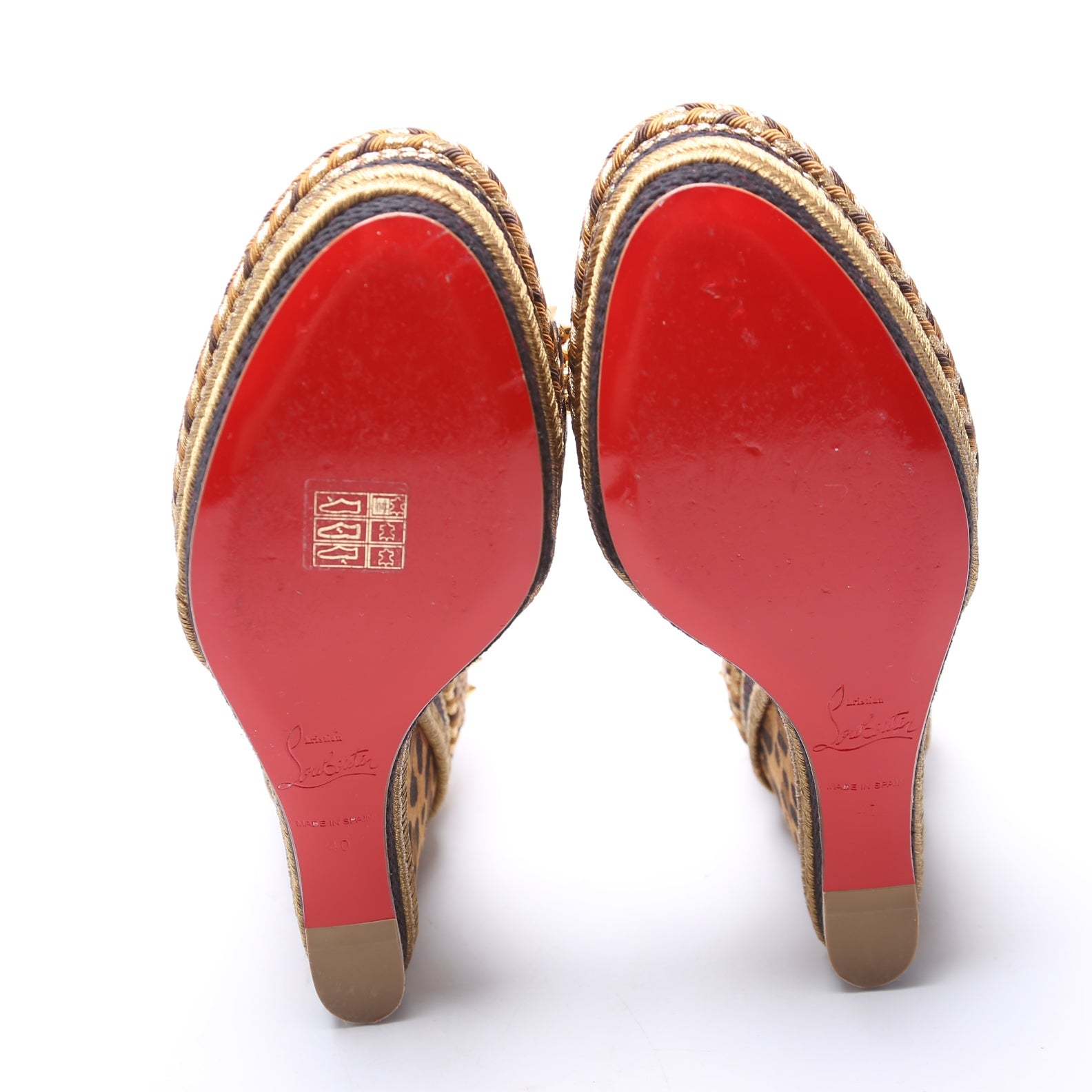 Madmonica 120MM Espadrille Wedge Size 40