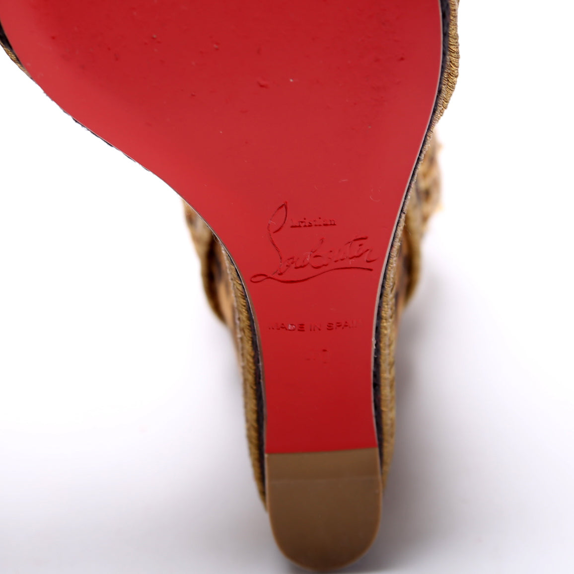 Madmonica 120MM Espadrille Wedge Size 40