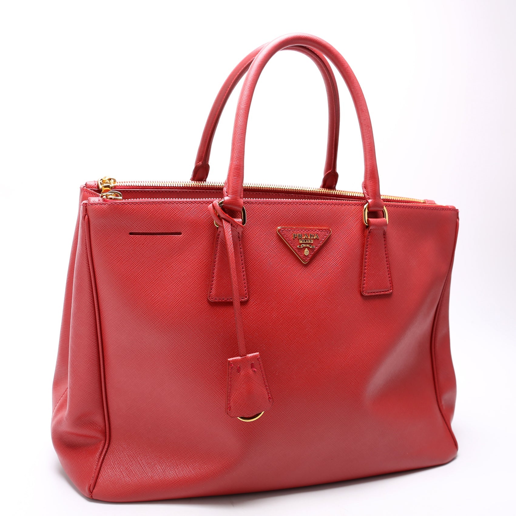 Saffiano Galleria Large Red