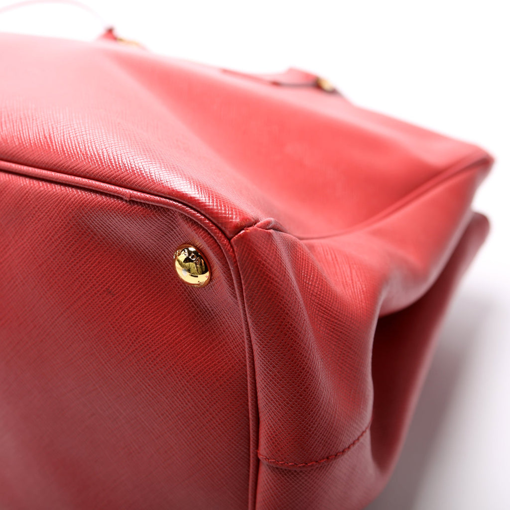Saffiano Galleria Large Red