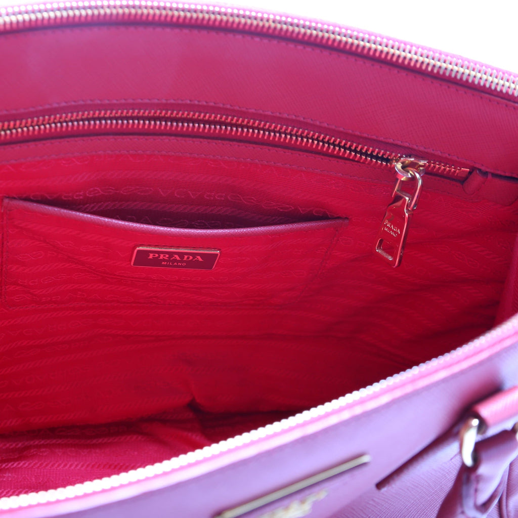 Saffiano Galleria Large Red