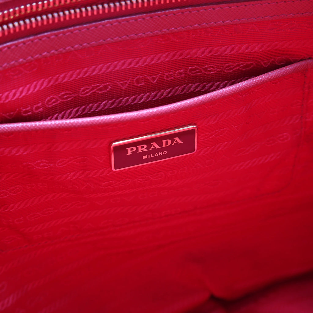 Saffiano Galleria Large Red