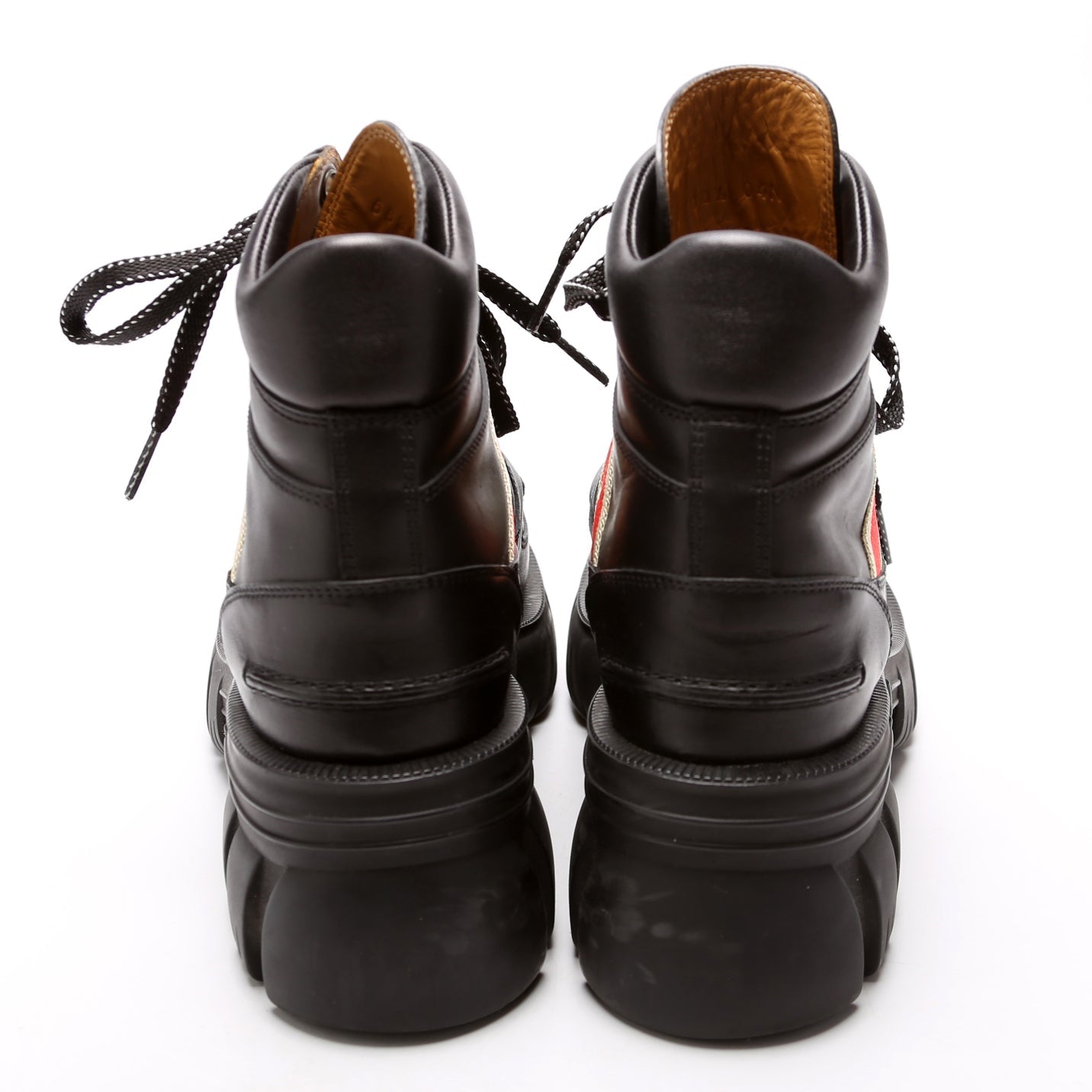 Interlocking GG Ankle Boots Size 38.5 Black
