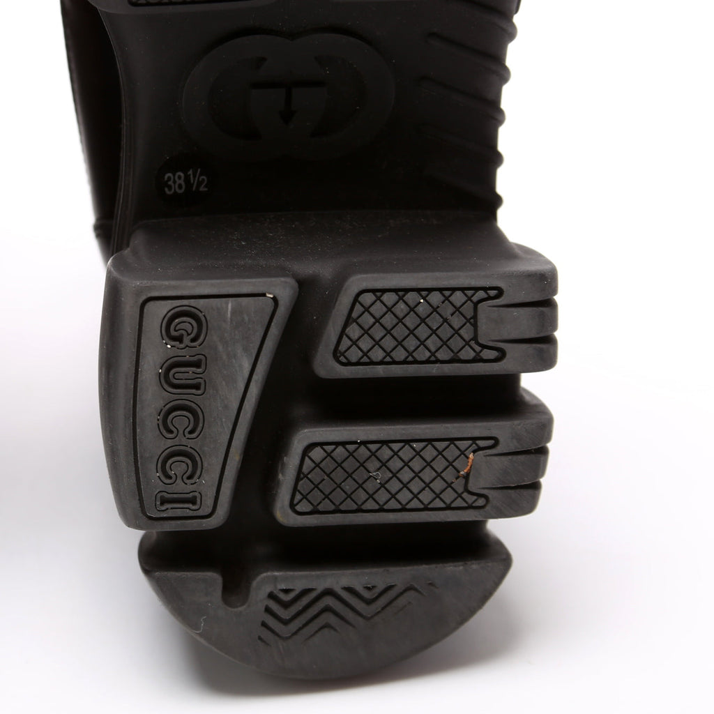 Interlocking GG Ankle Boots Size 38.5 Black