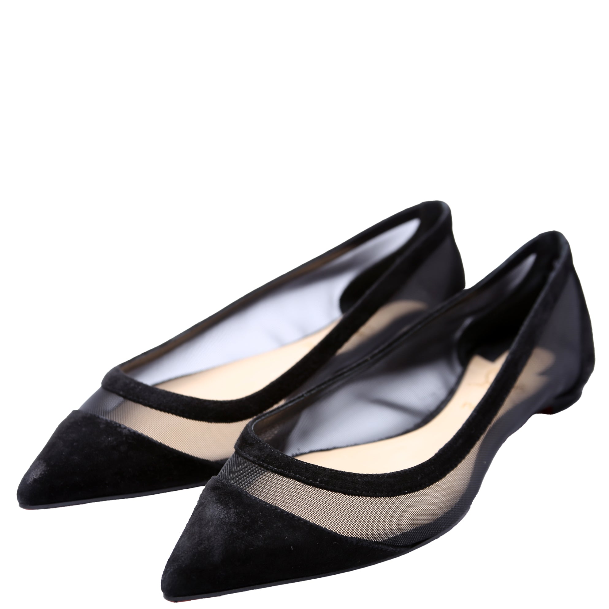 Galativi Flat Suede/Mesh Size 36 Black