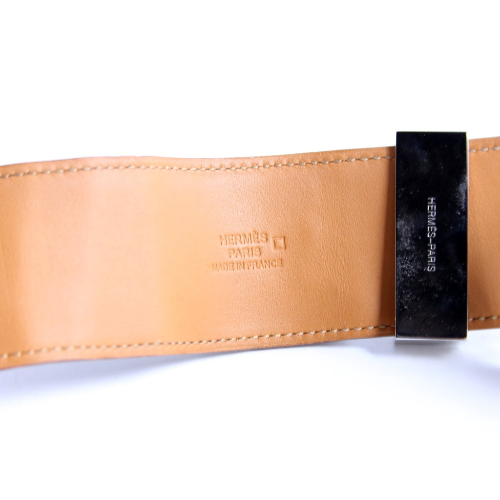 Collier De Chien Alligator Leather Bracelet Brown/Silver