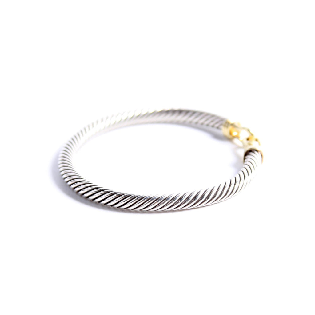 Classic Cable 5mm Buckle Bracelet 925/585
