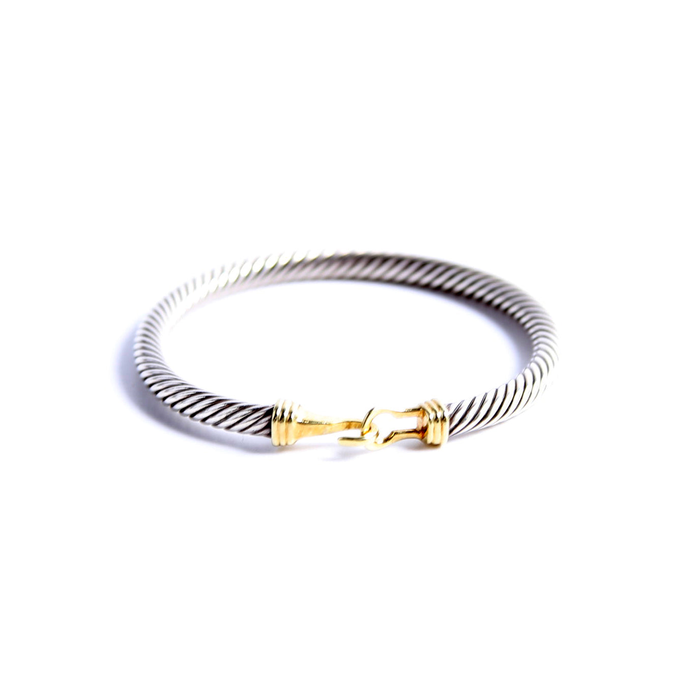 Classic Cable 5mm Buckle Bracelet 925/585